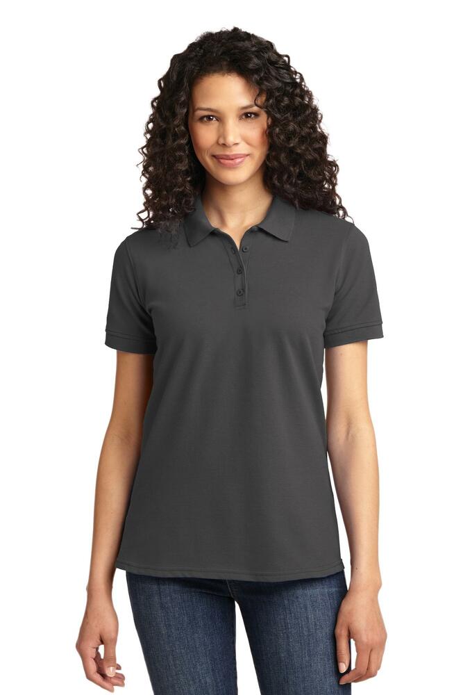 port & company lkp155 ladies core blend pique polo Front Fullsize