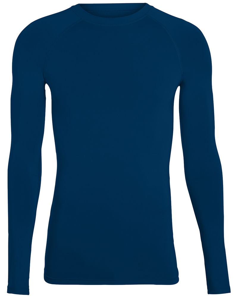 augusta sportswear ag2605 youth hyperform compression long sleeve tee Front Fullsize