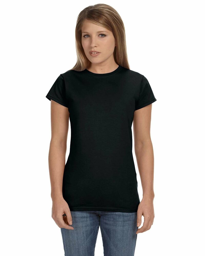Gildan G640L Ladies' Softstyle® Fitted T-Shirt Front Fullsize"