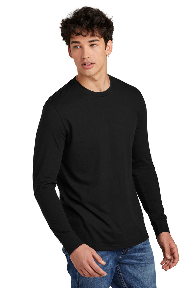 district dt109 perfect blend ® cvc long sleeve tee Front Fullsize