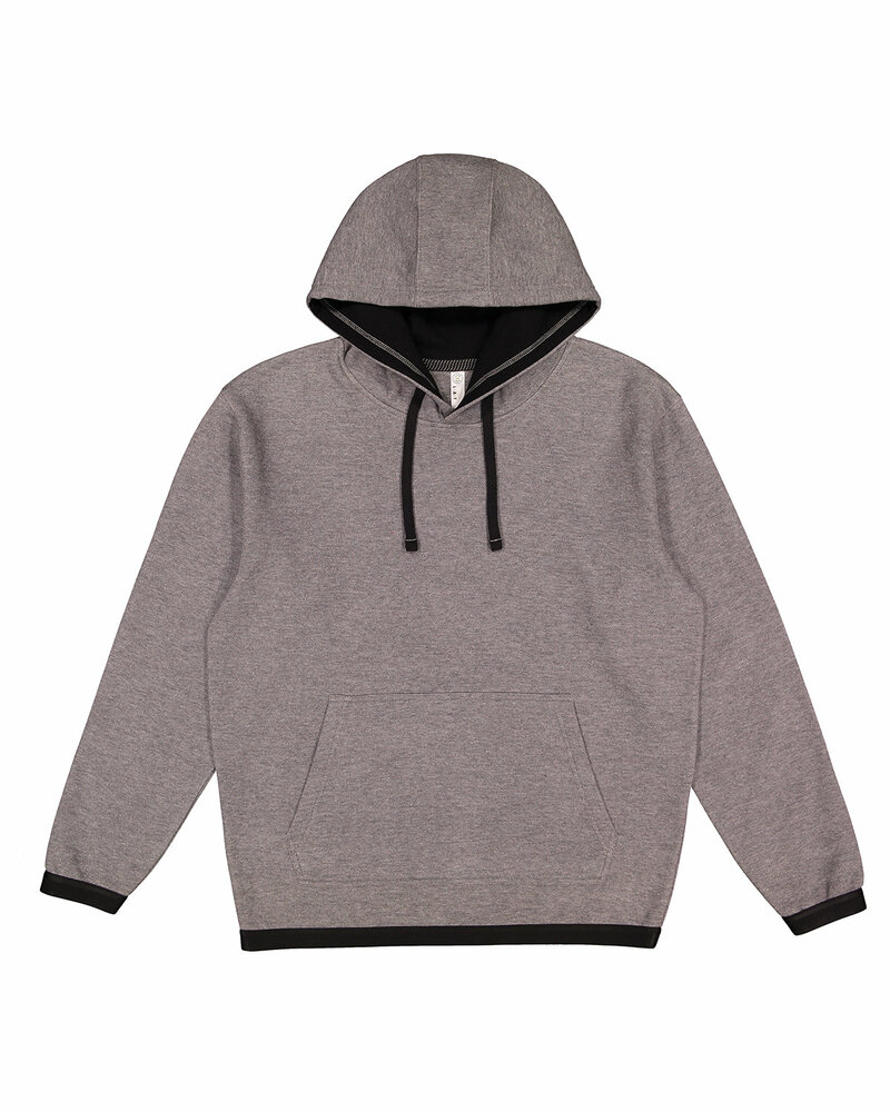 lat 6996 adult statement fleece pullover hoodie Front Fullsize