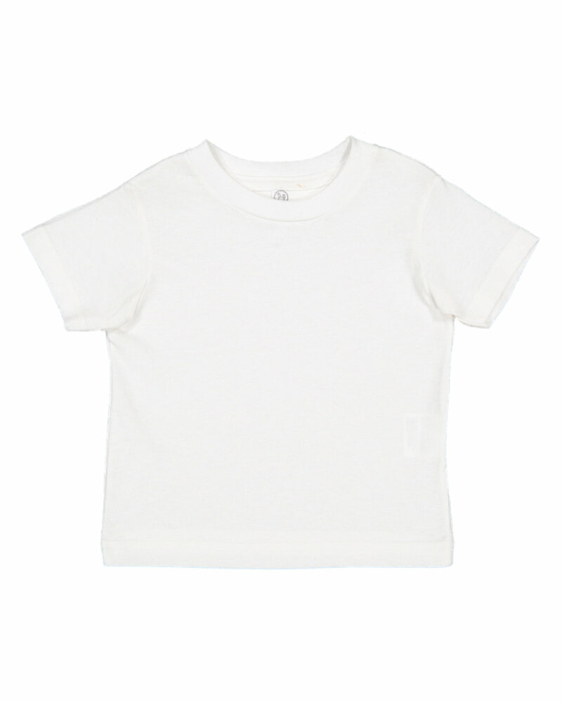Rabbit Skins Toddler Fine Jersey Tee Plain Crew Neck Basic Blank T-Shirt 3321 