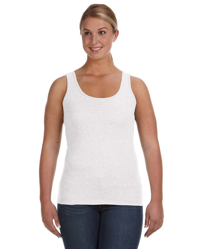 Anvil 882L Ladies 100% Combed Ring Spun Cotton Tank Top Front Fullsize"