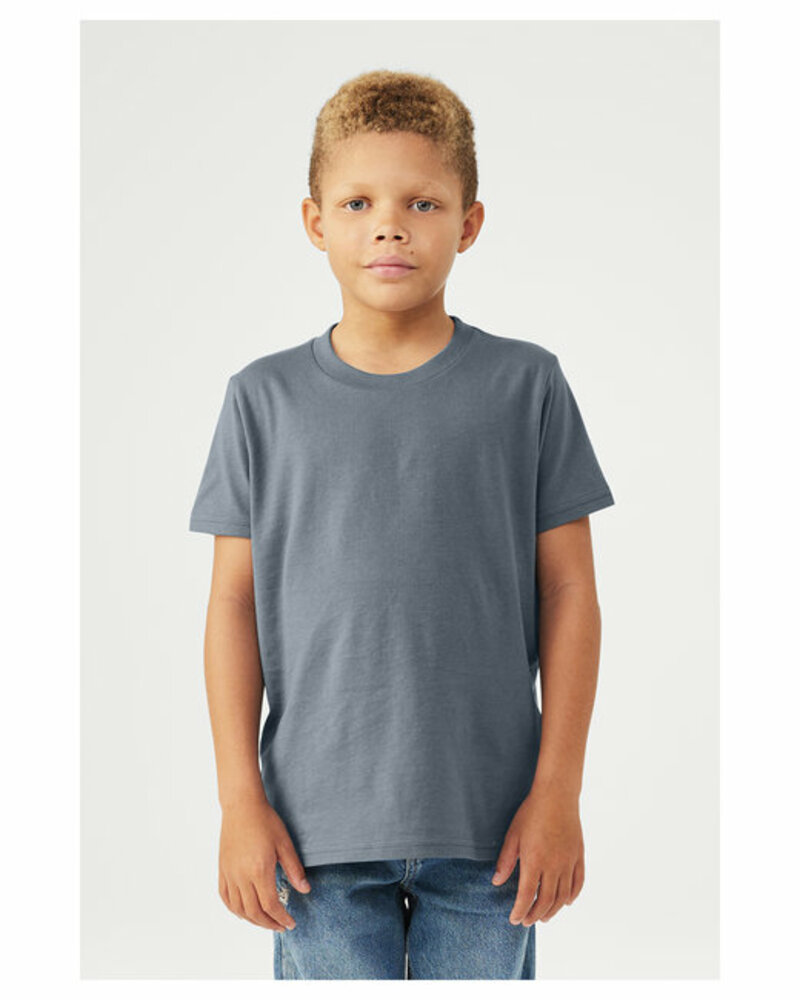 Bella + Canvas 3001Y Youth Jersey T-Shirt Front Fullsize"