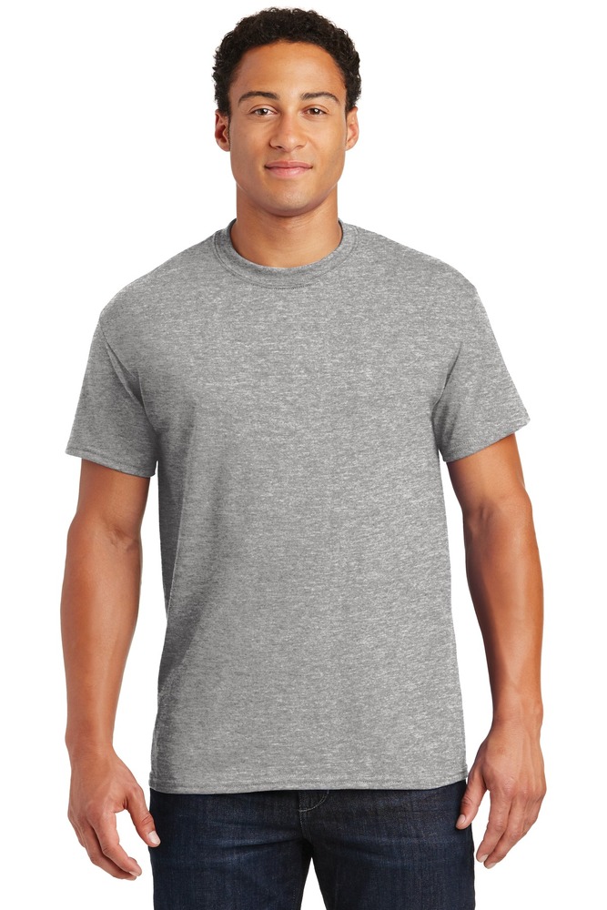 gildan g800 adult 50/50 t-shirt Front Fullsize