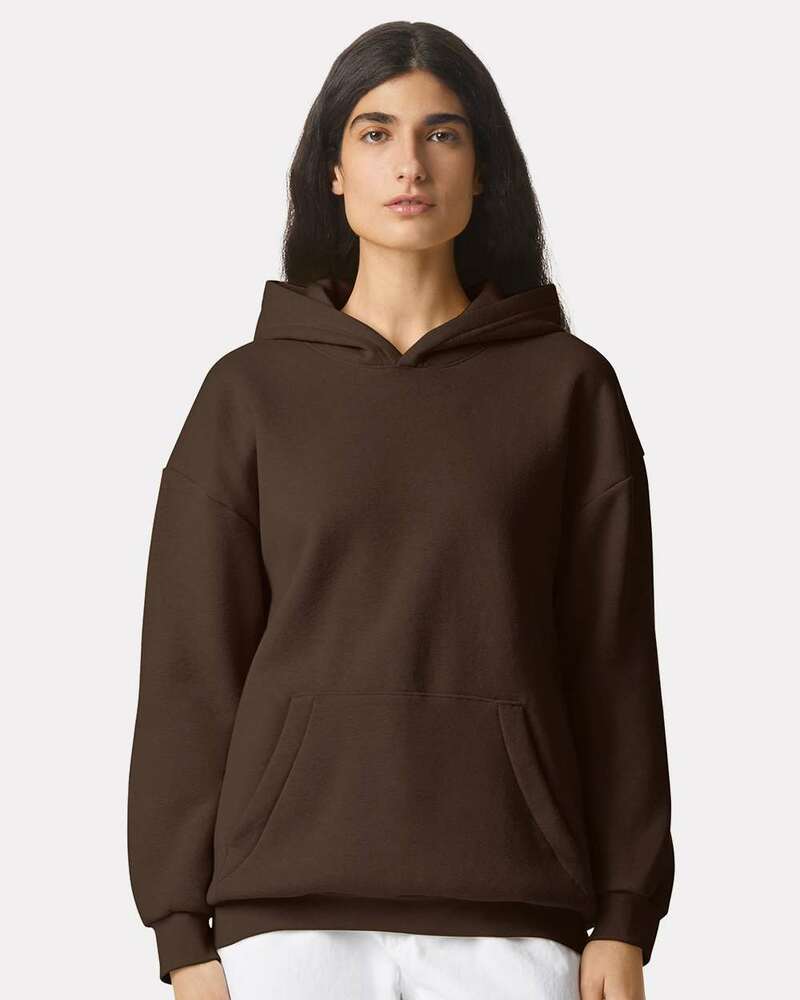 American Apparel RF498 Unisex ReFlex Fleece Pullover Hooded Sweatshirt Front Fullsize"