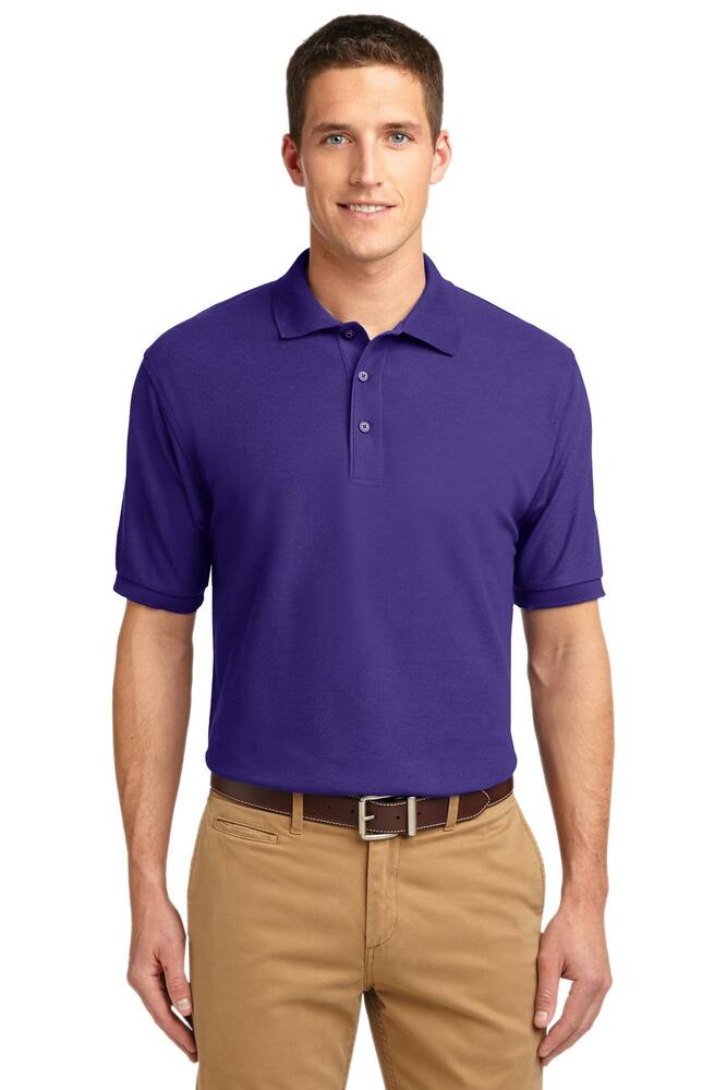 Port Authority TLK500 Tall Silk Touch™ Polo Front Fullsize"