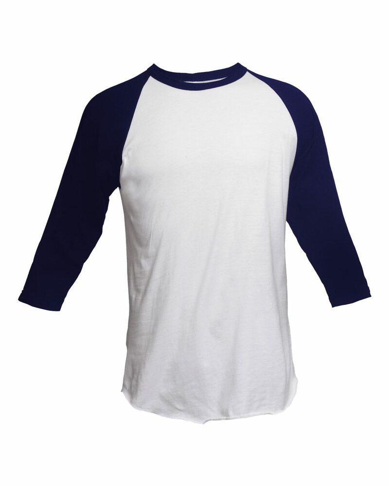Tultex 0245TC Unisex Raglan Tee Front Fullsize"