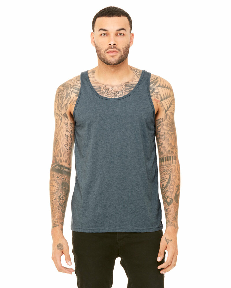 Bella + Canvas 3480 Unisex Jersey Tank Front Fullsize"