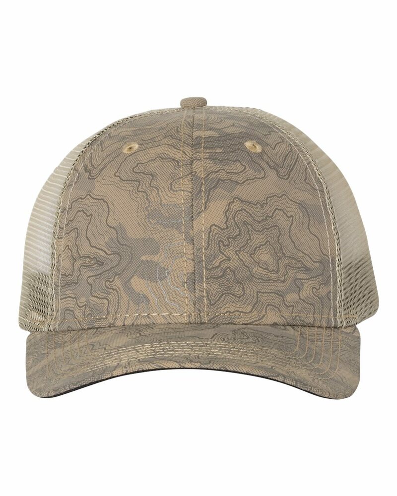 dri duck 3458 territory trucker cap Front Fullsize