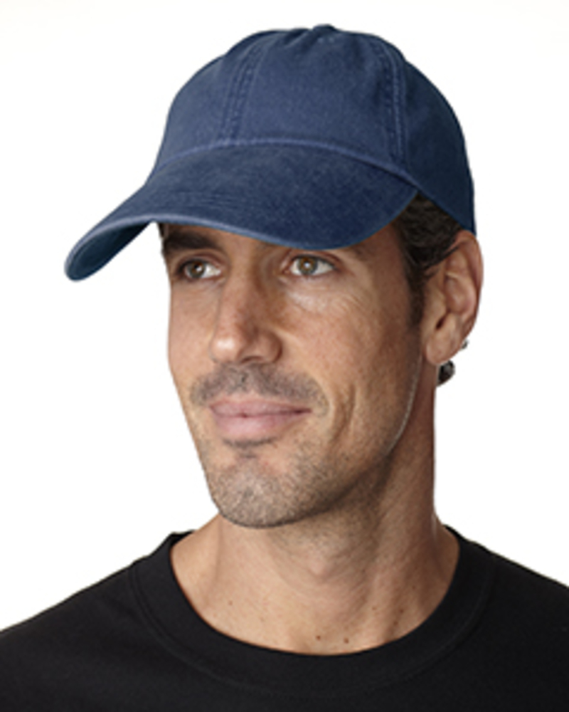 adams acsb101 cotton twill pigment-dyed sunbuster cap Front Fullsize