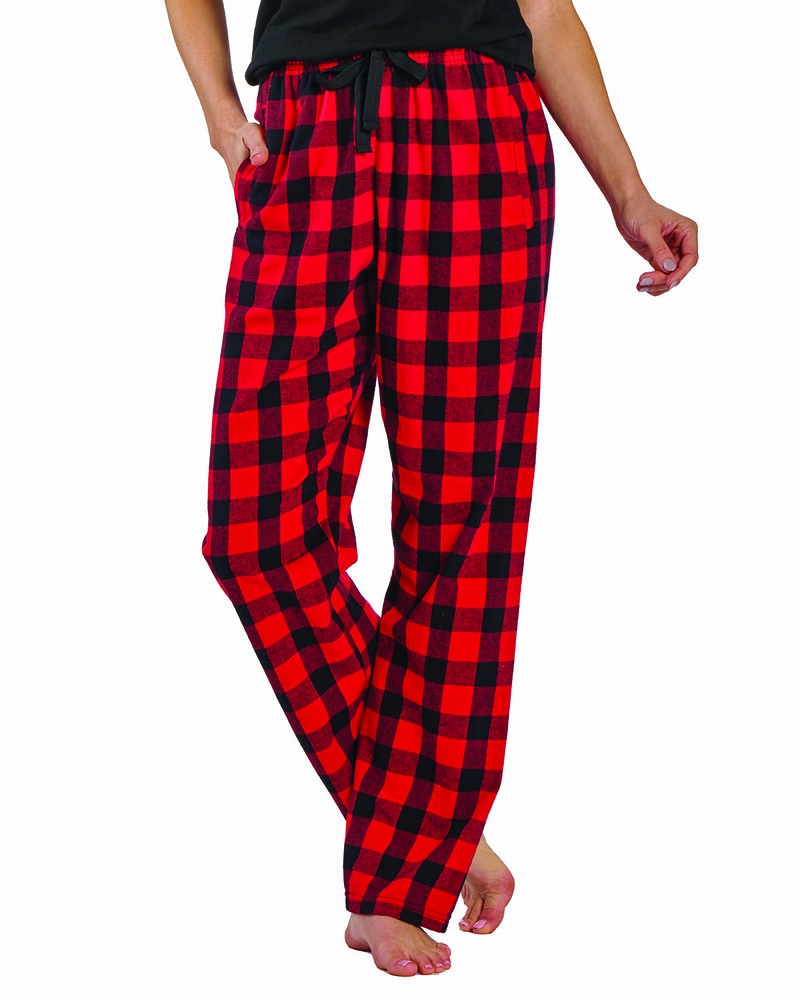 boxercraft bw6620 ladies' 'haley' flannel pant with pockets Front Fullsize