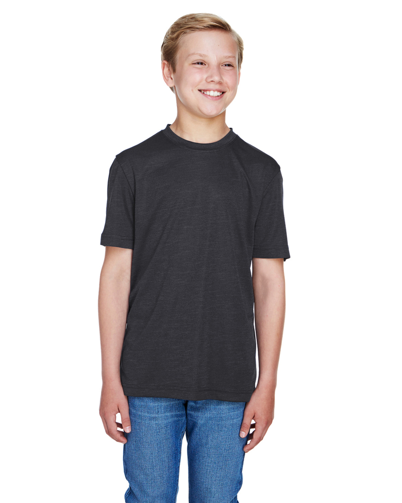 Team 365 TT11HY Youth Sonic Heather Performance T-Shirt Front Fullsize"