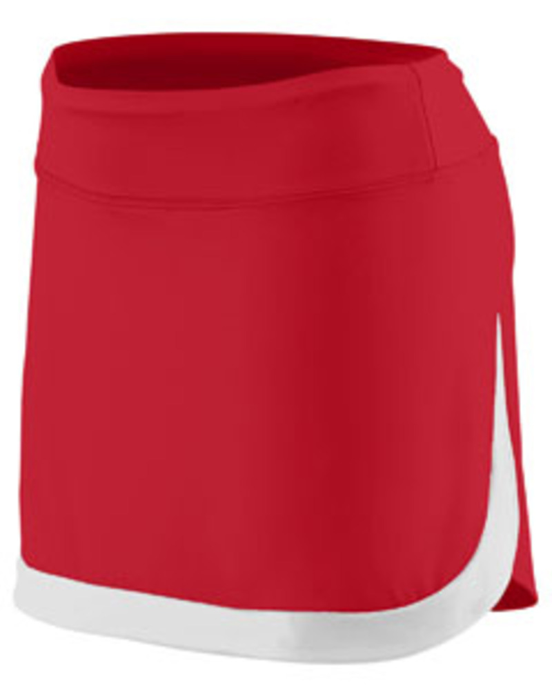 augusta sportswear ag2410 ladies action color block skort Front Fullsize