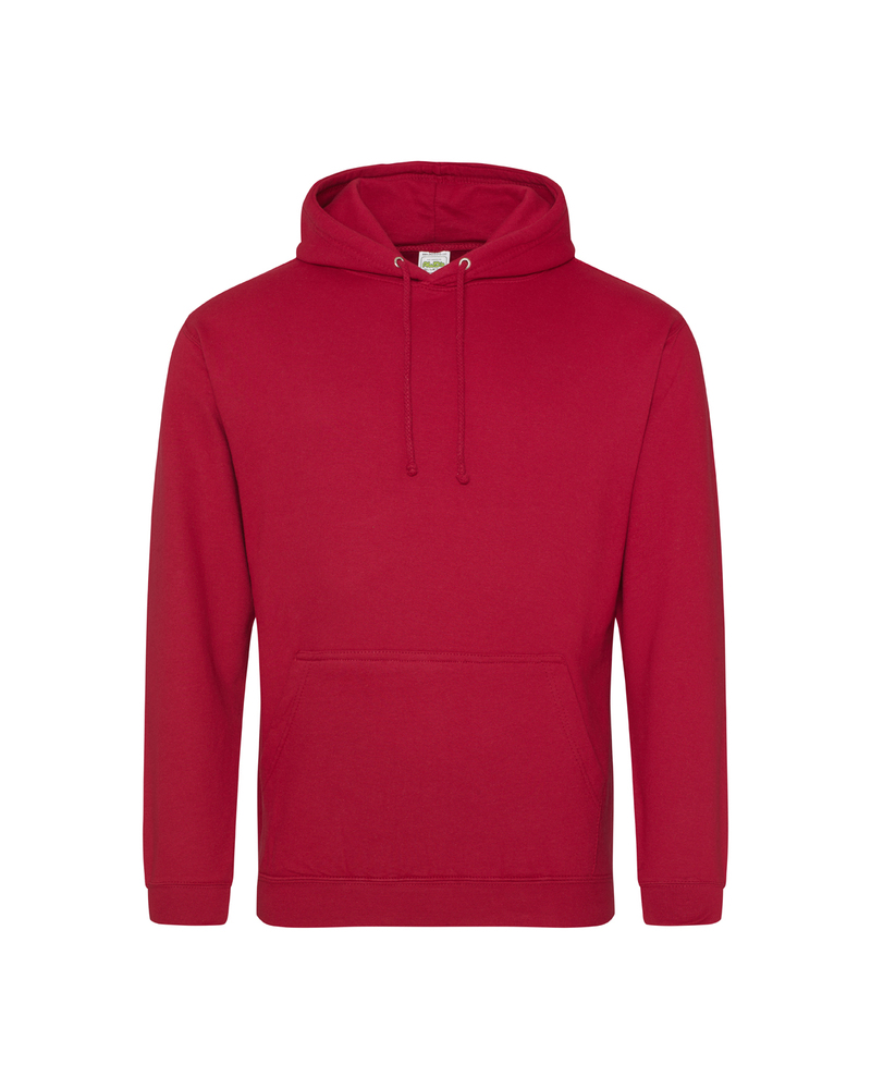 Just Hoods By AWDis JHA001 Men's Midweight College Hooded Sweatshirt Front Fullsize"