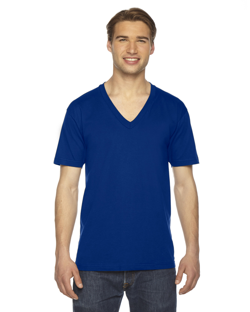 American Apparel 2456W Fine Jersey V-Neck T-Shirt Front Fullsize"