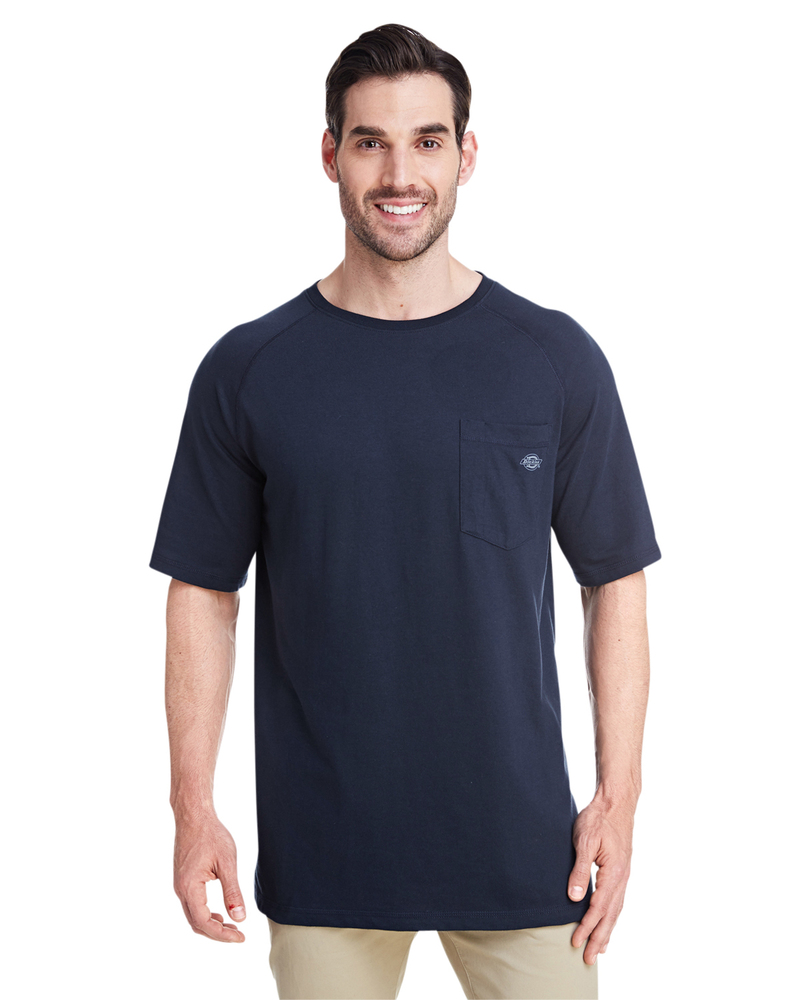 dickies ss600 men's 5.5 oz. temp-iq performance t-shirt Front Fullsize