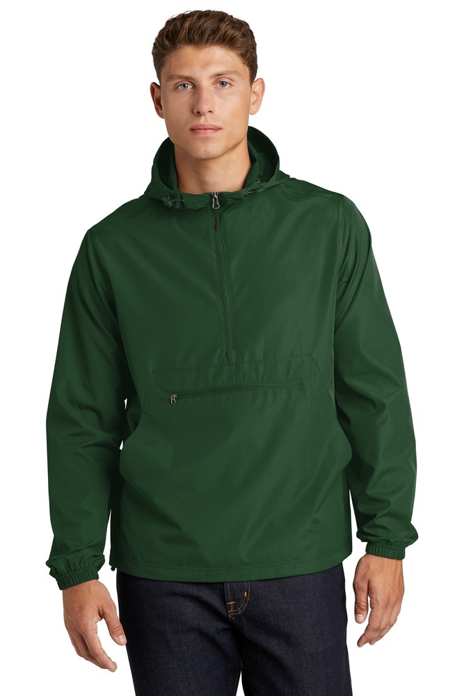 Sport-Tek JST66 Packable Anorak Front Fullsize"
