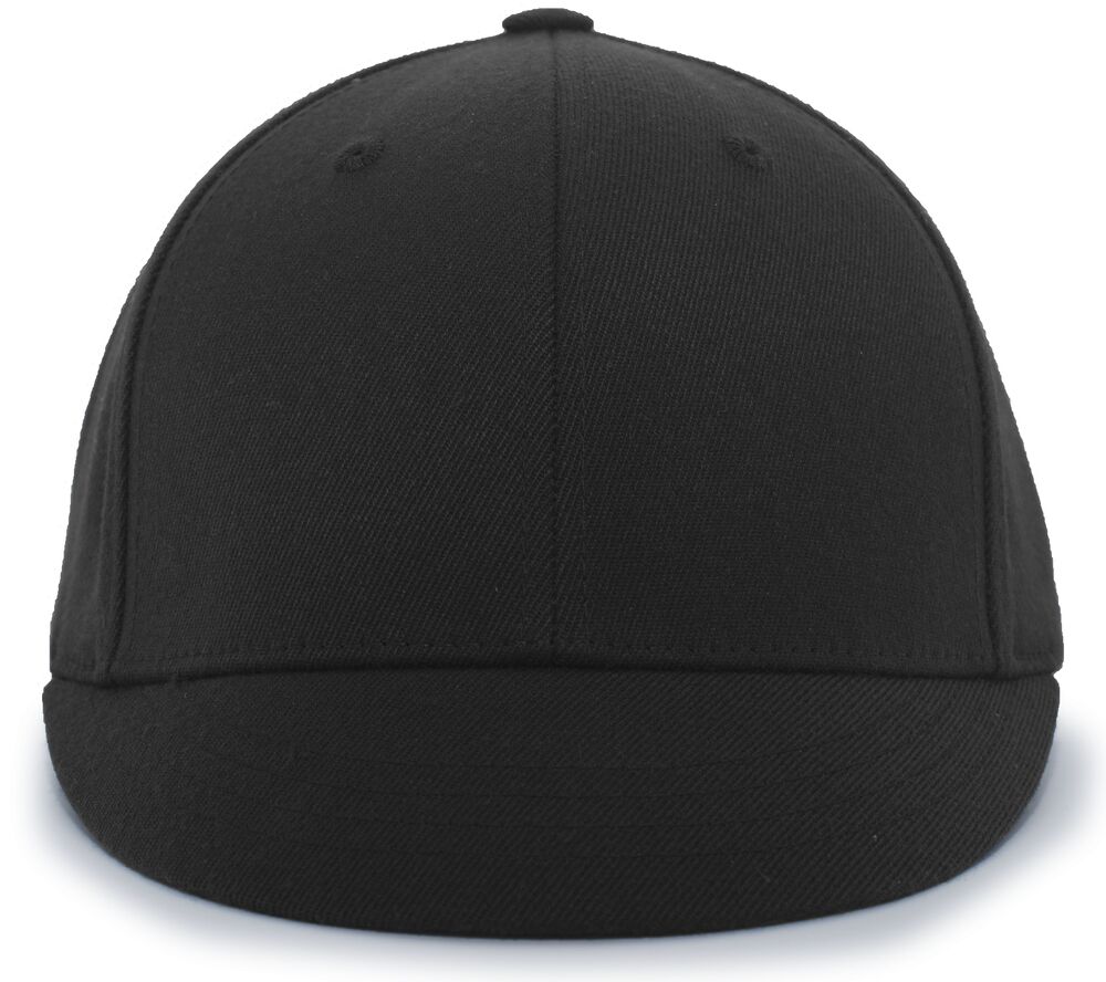 Pacific Headwear 875U Wool Plate Umpire Flexfit® Cap Front Fullsize"