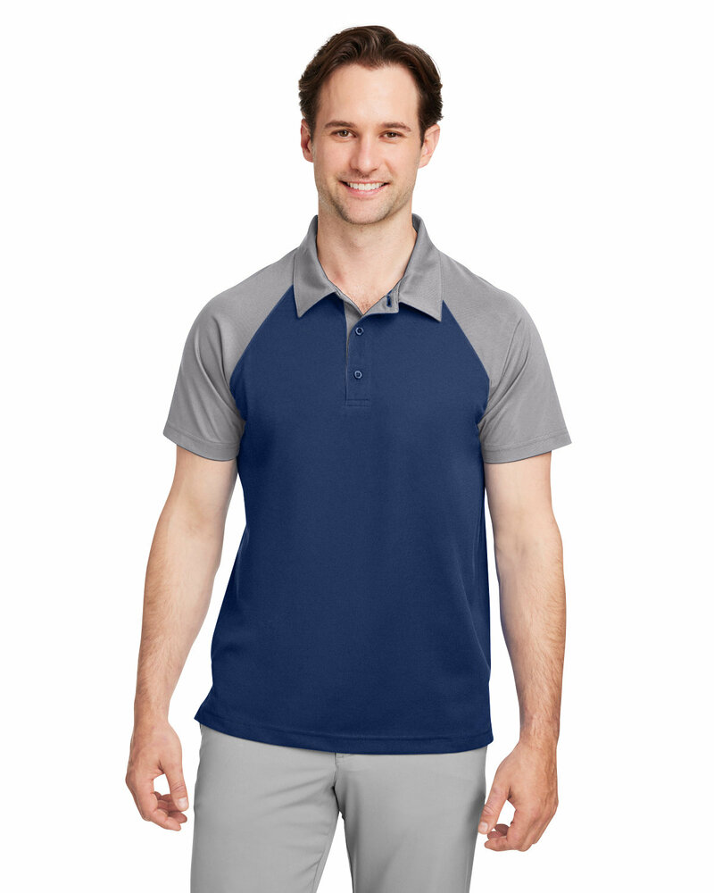 Team 365 TT21C Men's Command Snag-Protection Colorblock Polo Front Fullsize"
