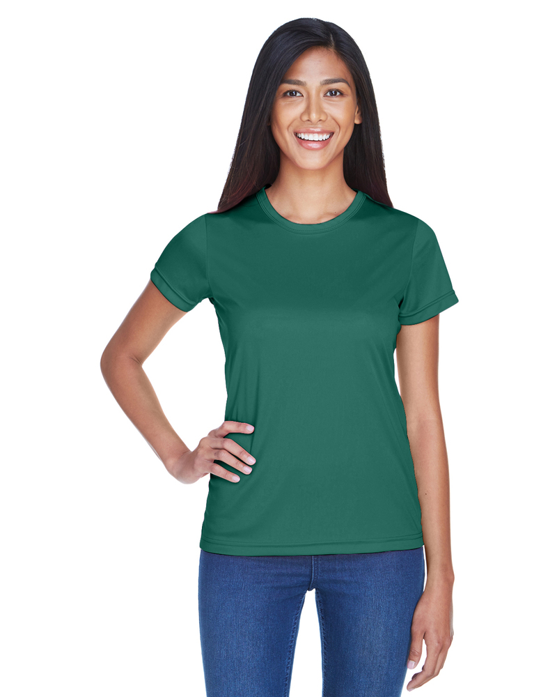 UltraClub 8420L Ladies' Cool & Dry Sport Performance Interlock T-Shirt Front Fullsize"