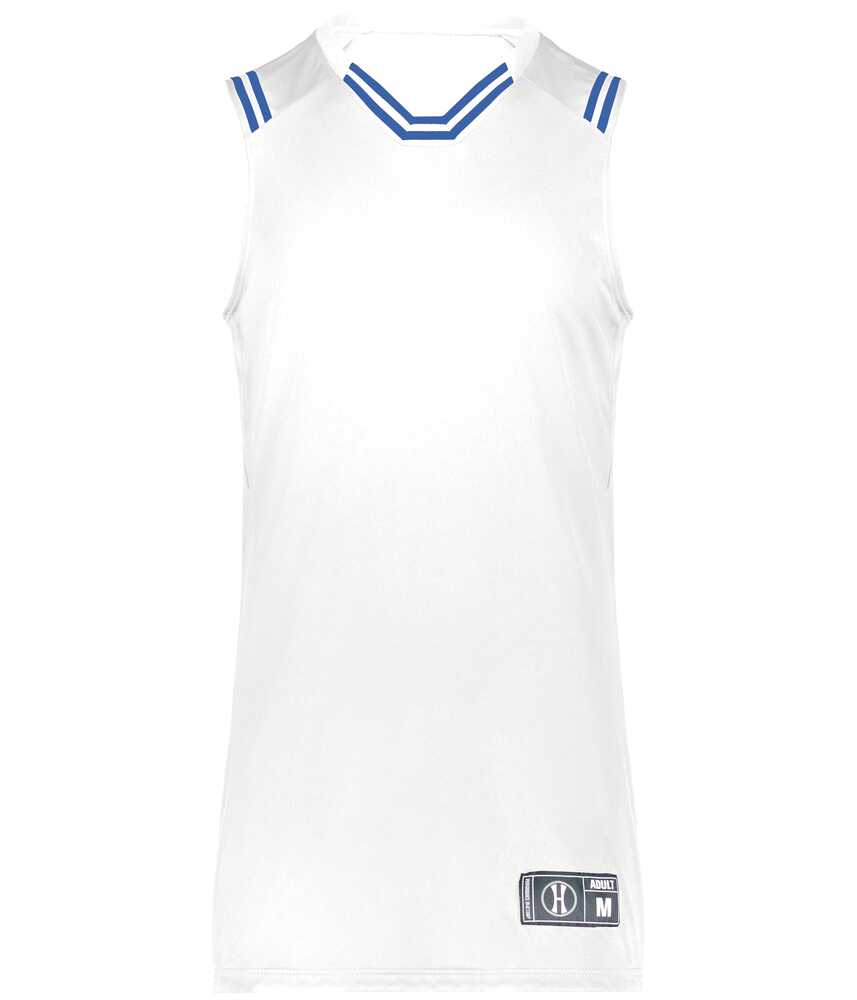 Holloway 224276 Youth Retro Basketball Jersey Front Fullsize"