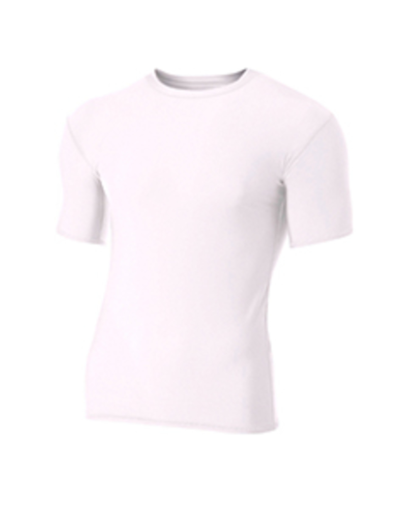 a4 nb3130 youth short sleeve compression t-shirt Front Fullsize