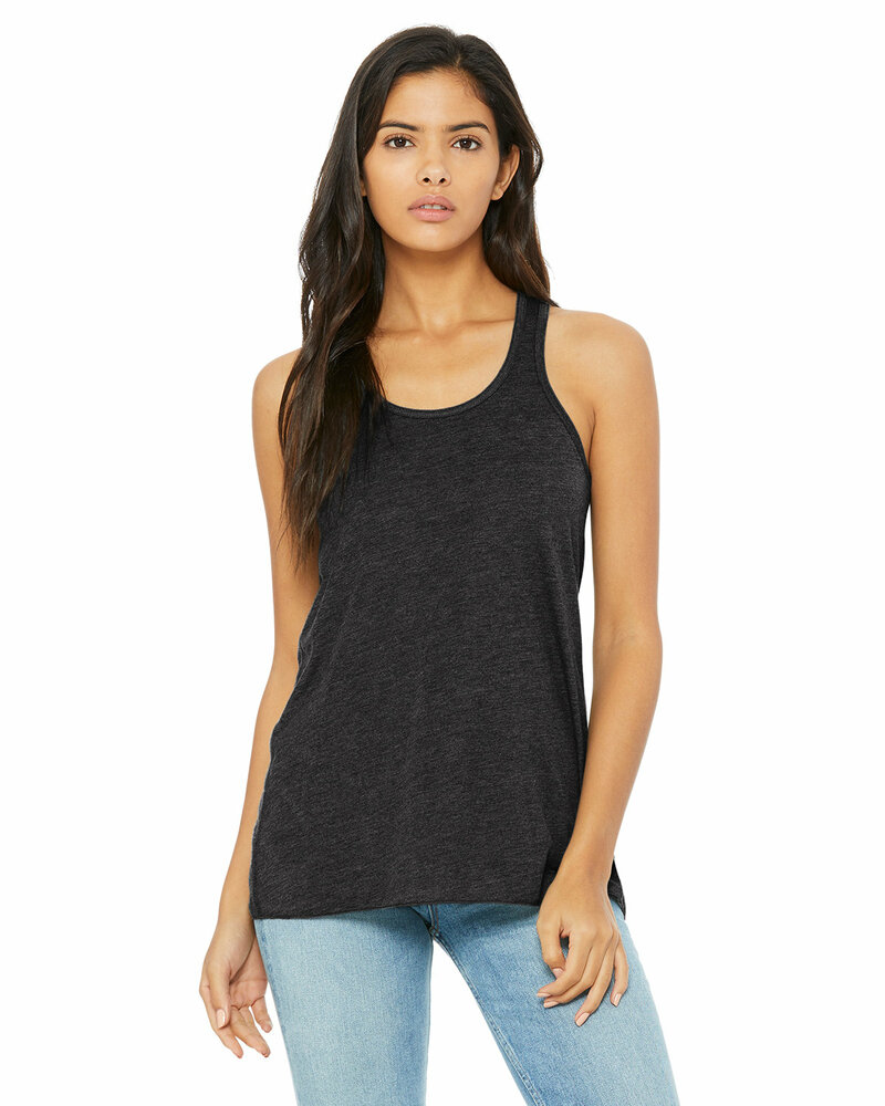 Bella + Canvas B8800 Ladies' Flowy Racerback Tank Front Fullsize"