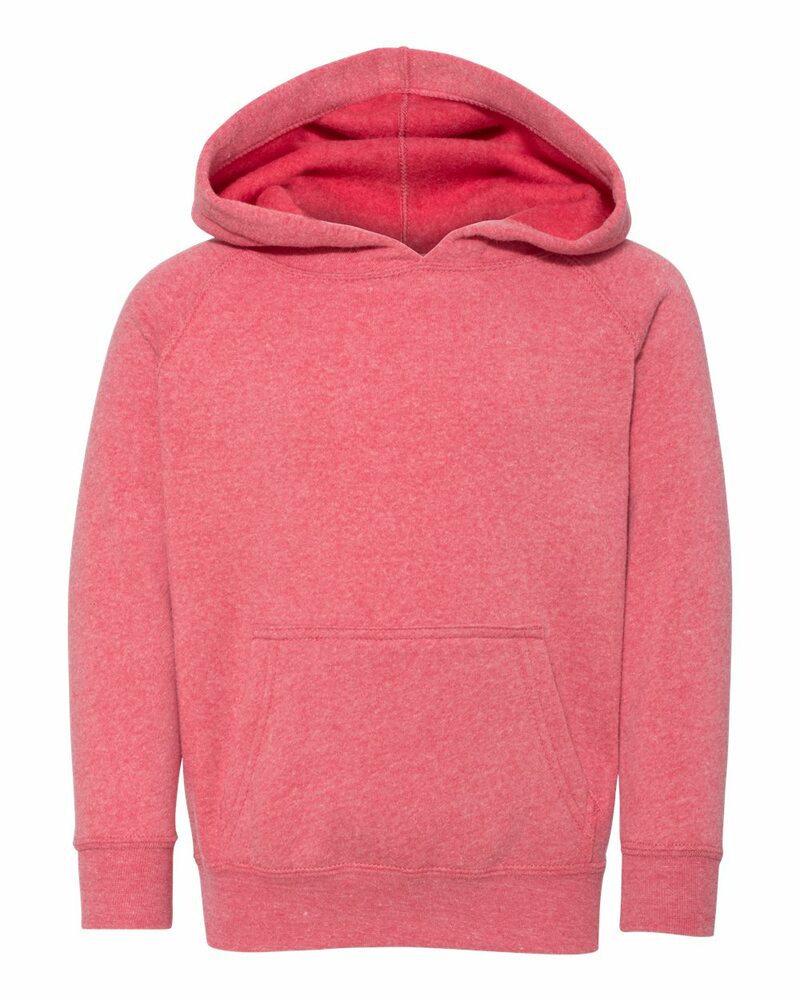 independent trading co. prm10tsb toddler special blend raglan hooded sweatshirt Front Fullsize