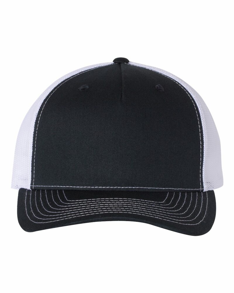 richardson 112fp five-panel trucker cap Front Fullsize