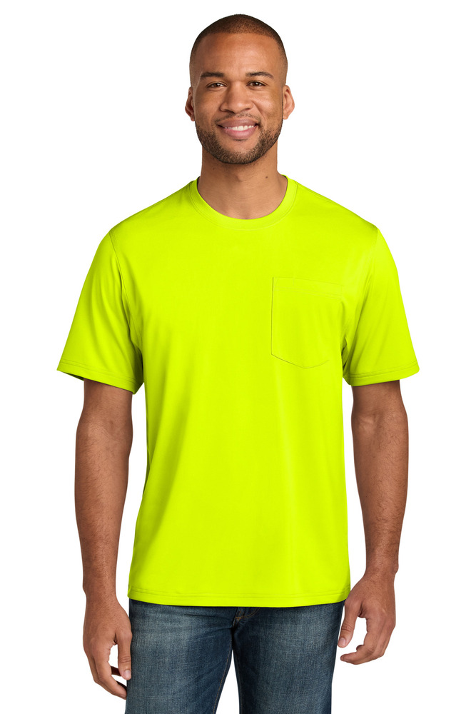 CornerStone TLCS440P Tall Workwear Pro Short Sleeve Pocket Tee Front Fullsize"