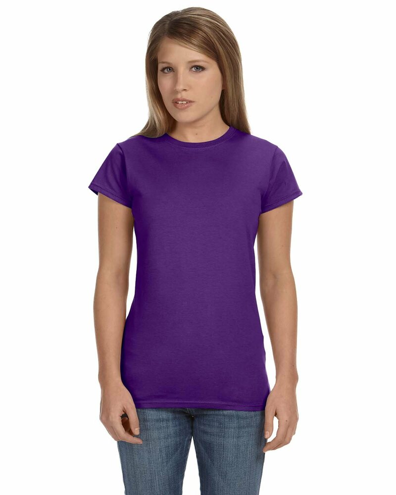 Gildan G640L Ladies' Softstyle® Fitted T-Shirt Front Fullsize"