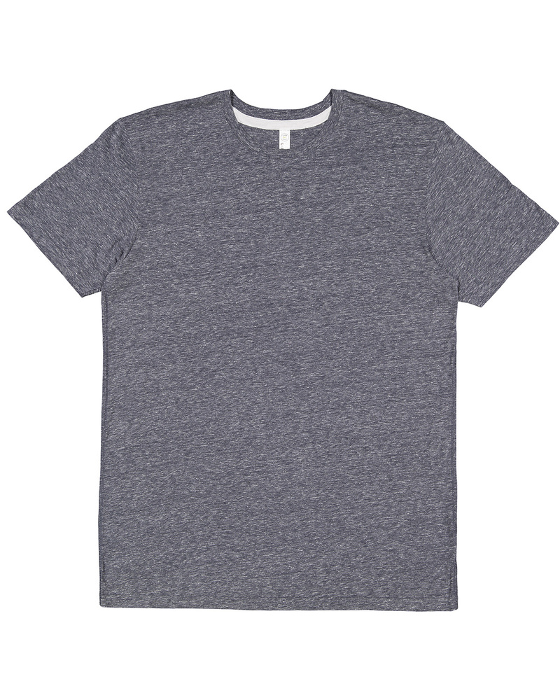 lat 6991 men's harborside melange jersey t-shirt Front Fullsize