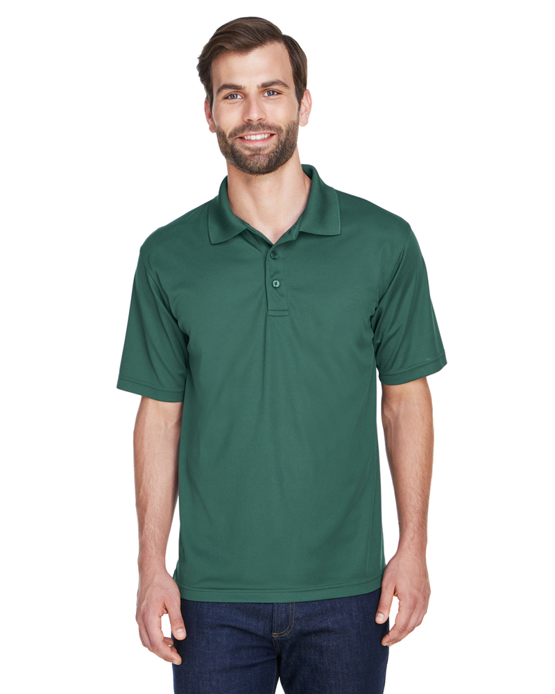 UltraClub 8210 Men's Cool & Dry Mesh Piqué Polo Front Fullsize"