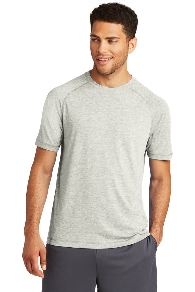 Sport-Tek ST400 PosiCharge ® Tri-Blend Wicking Raglan Tee Front Fullsize"