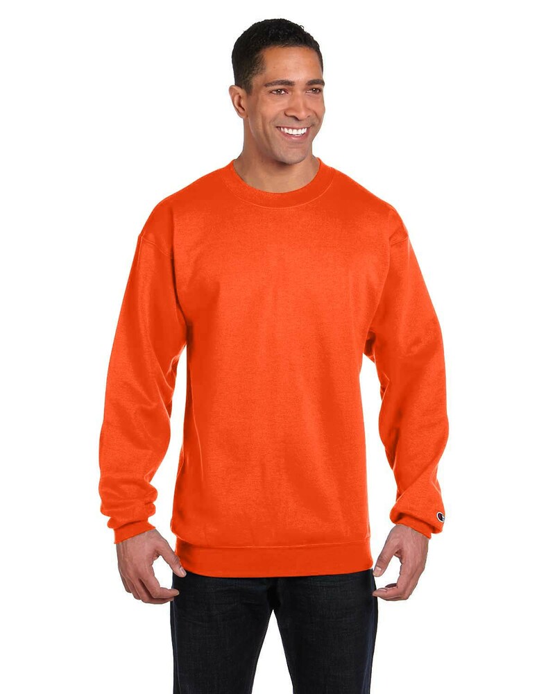 Champion S600 Adult Powerblend® Crewneck Sweatshirt Front Fullsize"