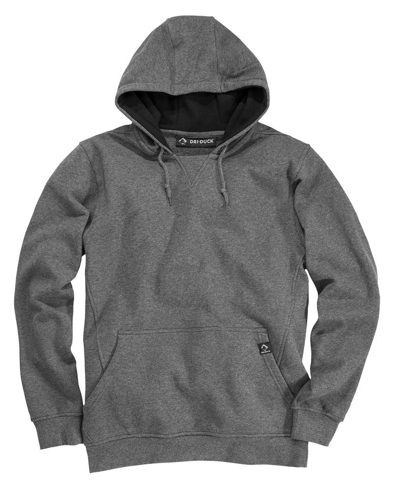 dri duck 7035 cotton blend pullover hooded sweatshirt Front Fullsize
