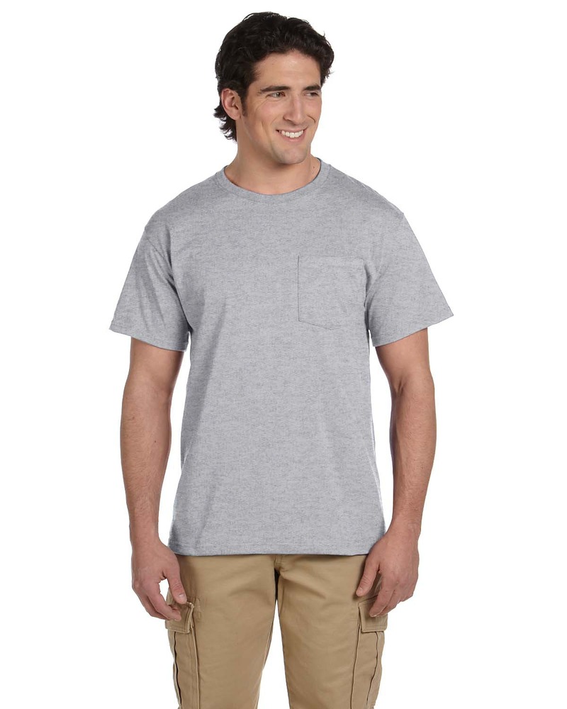 jerzees 29p adult dri-power® active pocket t-shirt Front Fullsize