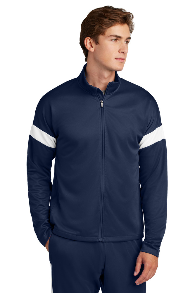 sport-tek st800 travel full-zip jacket Front Fullsize