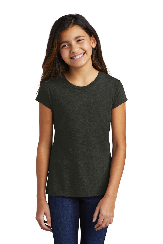 district dt130yg girls perfect tri ® tee Front Fullsize