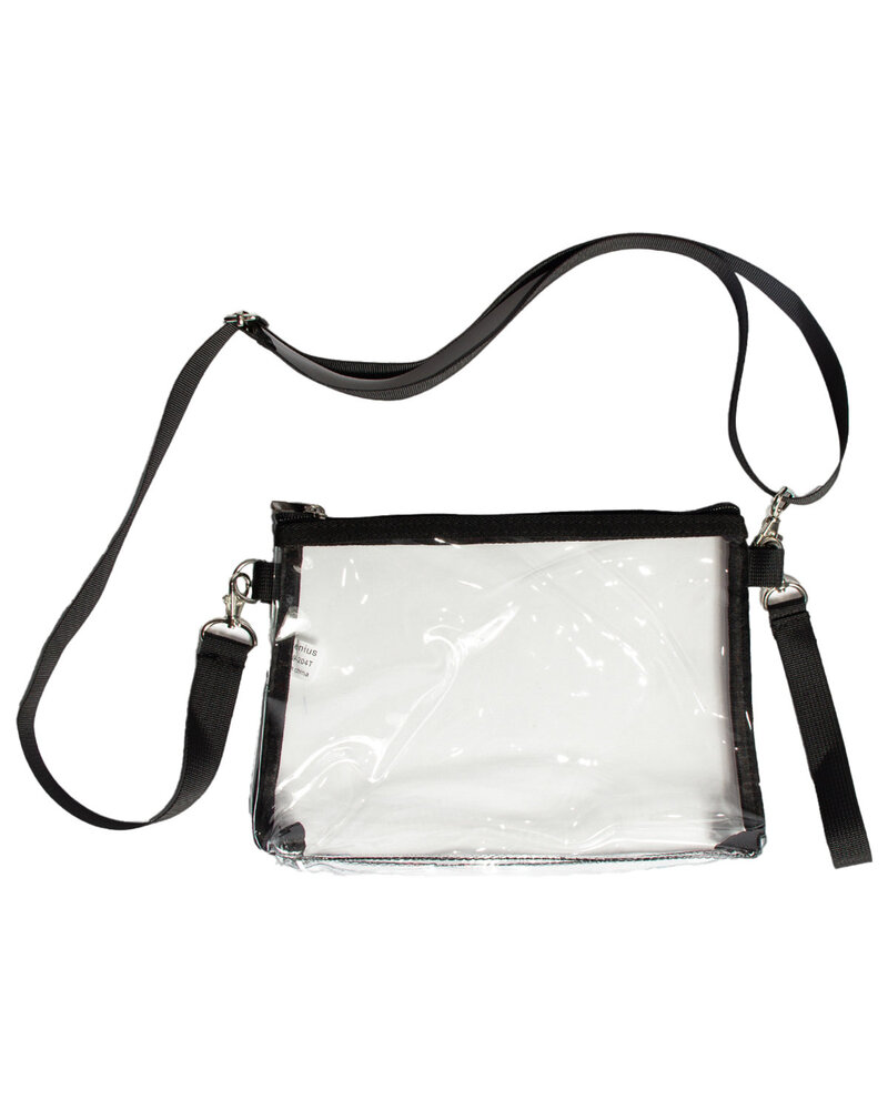 liberty bags 5785 classic clear stadium purse / handbag Front Fullsize