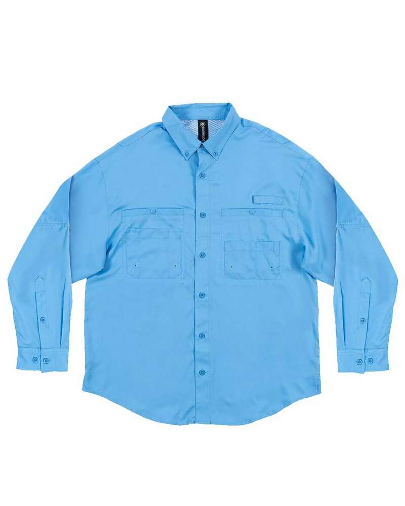 burnside 2299 men's functional long-sleeve fishing shirt Front Fullsize