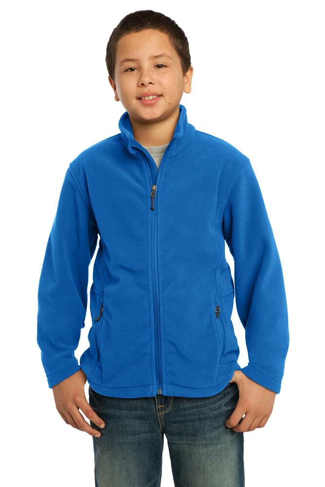 port authority y217 youth value fleece jacket Front Fullsize