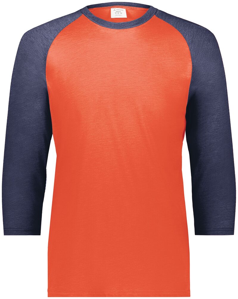 Augusta Sportswear 6880 Youth Gameday Vintage 3/4 Tee Front Fullsize"