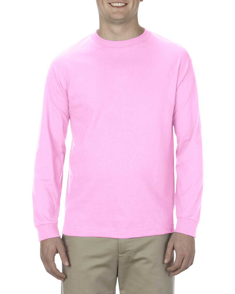 Alstyle AL1304 Adult 6.0 oz., 100% Cotton Long-Sleeve T-Shirt Front Fullsize"