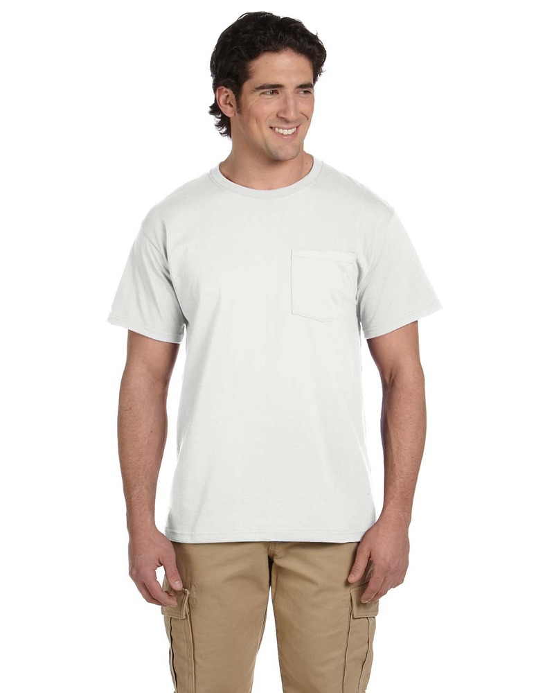 jerzees 29p dri-power ® 50/50 cotton/poly pocket t-shirt Front Fullsize