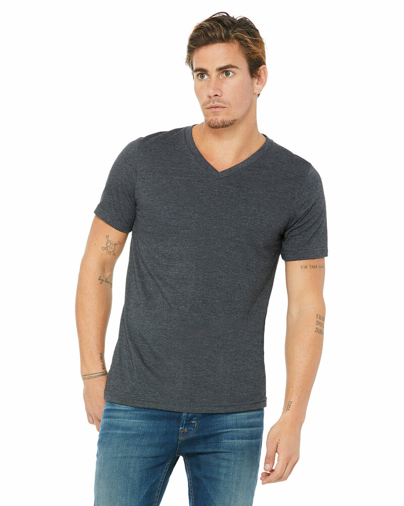 bella + canvas 3005cvc unisex cvc jersey v-neck t-shirt Front Fullsize