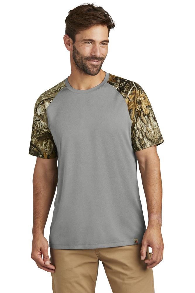 Russell Outdoors RU151 Realtree ® Colorblock Performance Tee Front Fullsize"