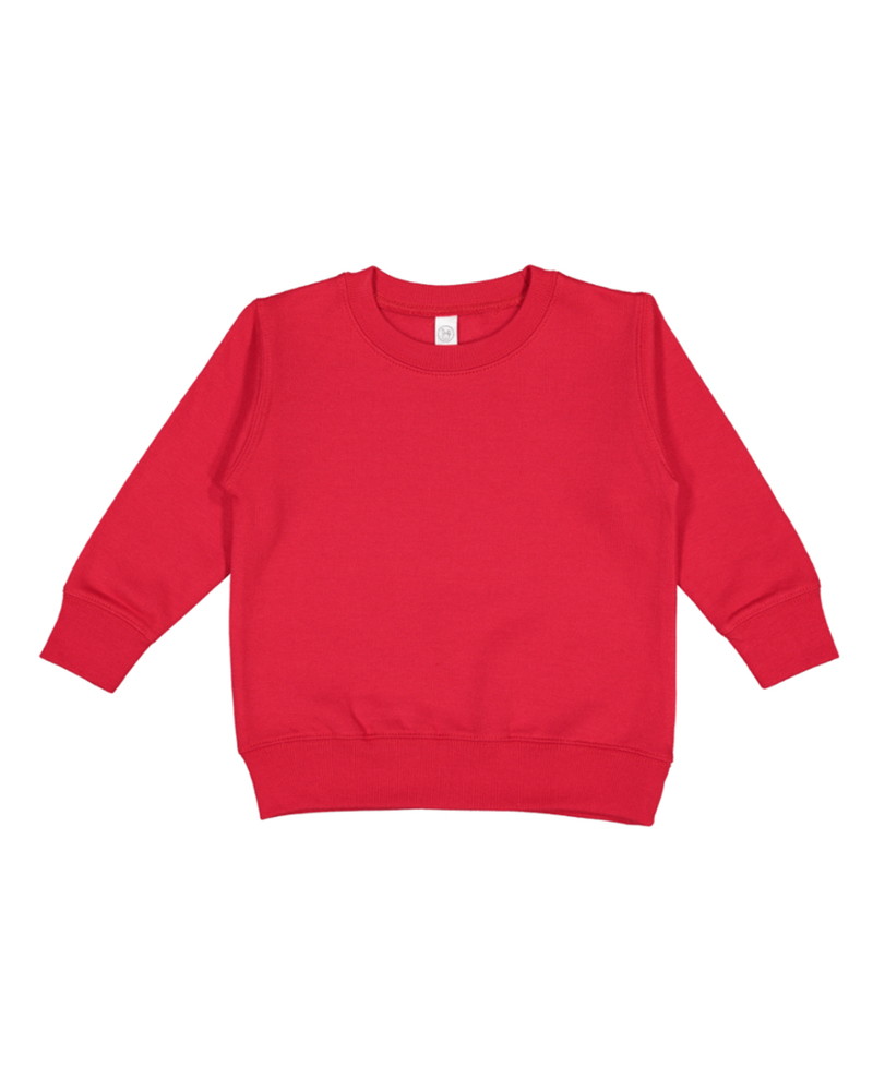 Rabbit Skins 3317 Toddler Fleece Crewneck Sweatshirt Front Fullsize"