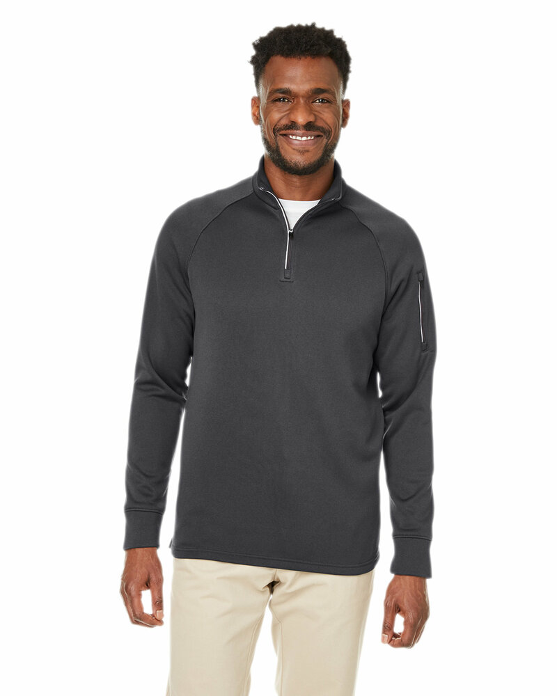 CORE365 CE801 Unisex Fusion ChromaSoft™ Fleece Quarter-Zip Front Fullsize"